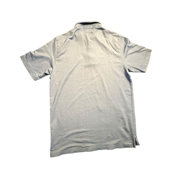 TravisMathew Men's Polo Shirt Size M Blue Pima Cotton Blend Performance Golf‎ - Picture 6 of 9